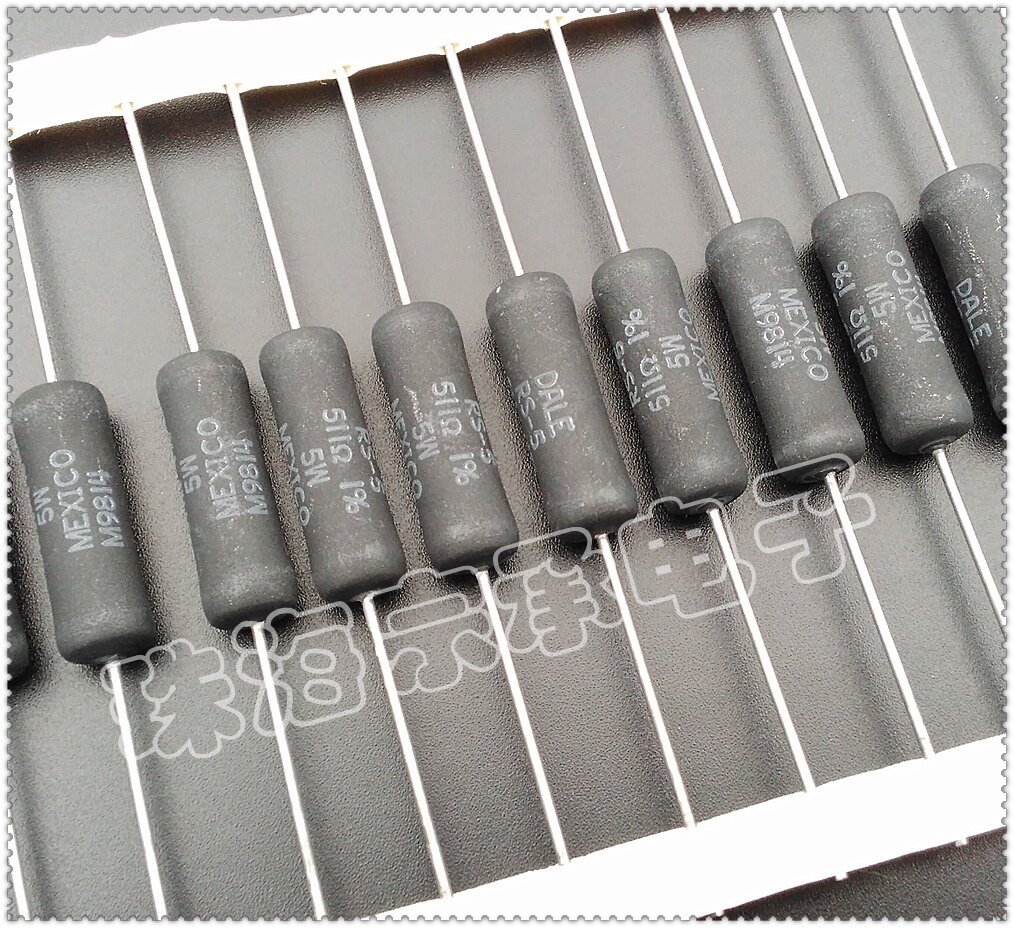 进口墨西哥 dale 511r rs-5 5w vishay 线绕电阻 代510r 510欧