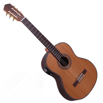 martinsmith 39寸红松单板古典吉他 电箱木吉它 不疼手的古典吉他