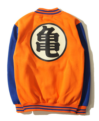 [新品促销] 日系装龙珠潮流情侣装 七龙珠悟空衣服龟仙人龟字秋款夹克