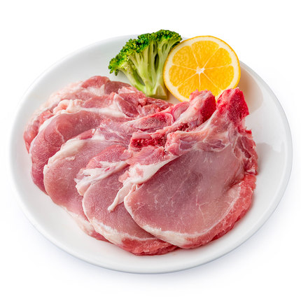肉管家 西班牙伊比利亚去骨黑猪半切大排1200g猪排黑猪肉猪排骨肉_不