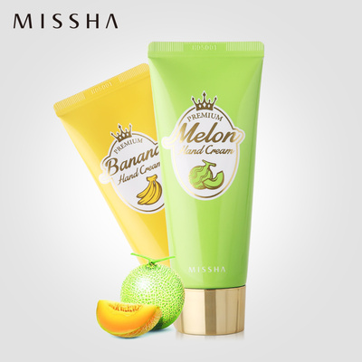 missha/谜尚新品 谜尚护手霜香蕉味 水果清香 养护细嫩双手