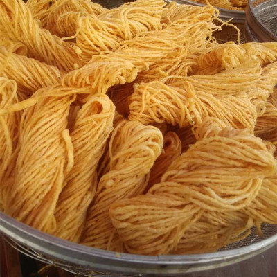 宿州小馓子茶馓脆香鸡蛋芝麻馓子 香油盘条香酥可口 满三斤包邮