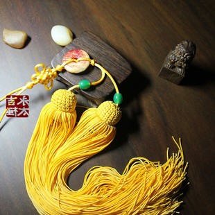 2017高档比赛剑穗冰丝玉佩玉石剑穗总长60厘米厂家直销包邮促销