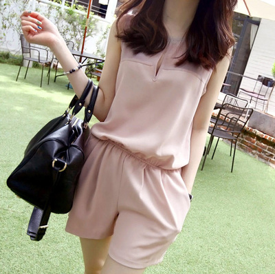 [卖家促销] 2015女夏200斤加肥加大码新款连衣裙雪纺胖mm显瘦连体裤