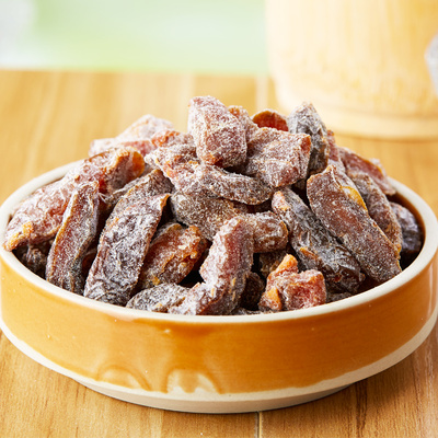 海西坊 话梅条 无核蜜饯果脯果干话梅 酸梅开胃零食 300g/罐