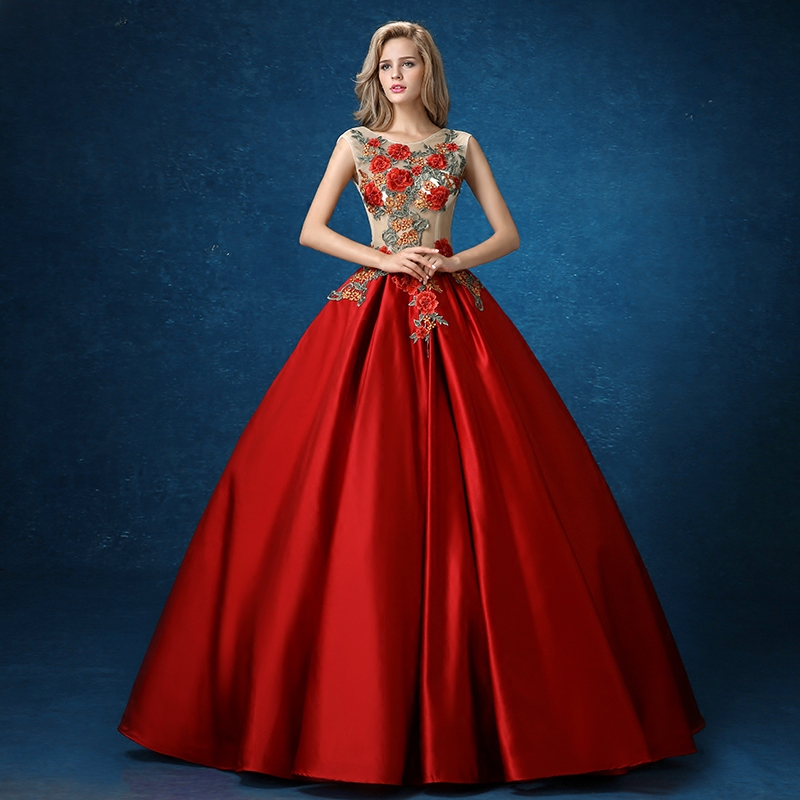 彩色婚纱礼服高档抹胸时尚影楼主题新娘写真礼服户外摄影服装