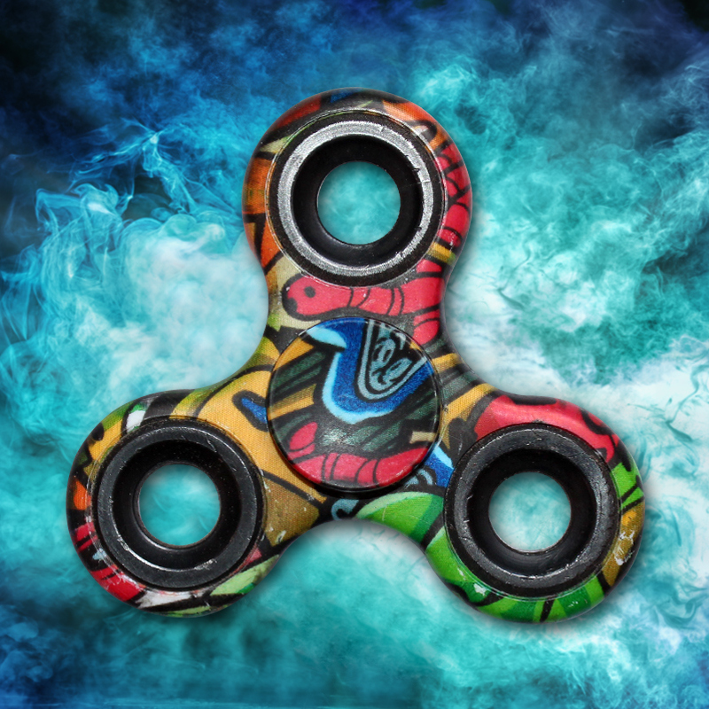 指尖陀螺edc三叶指尖陀螺 高速美国成人陀螺玩具手指陀螺