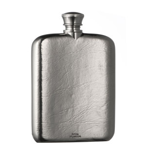 进口royal selangor/皇家雪兰莪 银色随身便携锡镴小酒壶酒瓶锡器