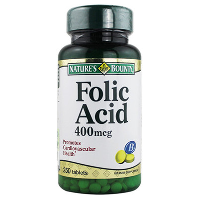 自然之宝 叶酸营养片250片 美国原装 进口孕妇备孕