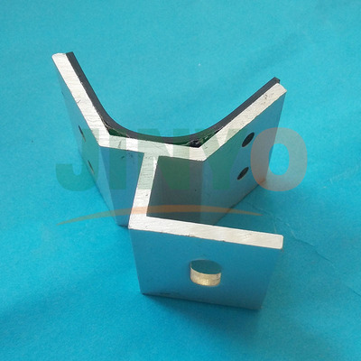 铝合金梯形夹具 彩钢瓦屋面夹具 光伏电池板支架配件 厂家直销