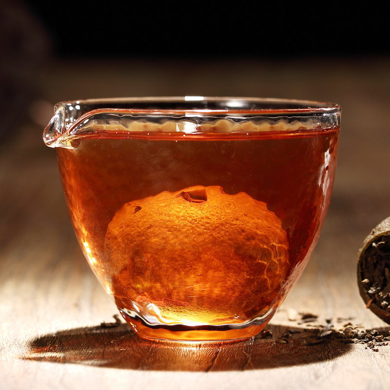 正宗新会特产小青柑10年陈宫廷陈皮普洱茶叶小柑橘桔普茶