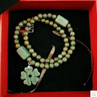 谭木匠 礼盒ytm手珠静香天然玉檀绿檀 女士手串 手链淡香