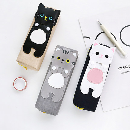 安安家 韩国学生文具 创意便携帆布卷帘文具袋 可爱铅笔袋卷笔袋_9折