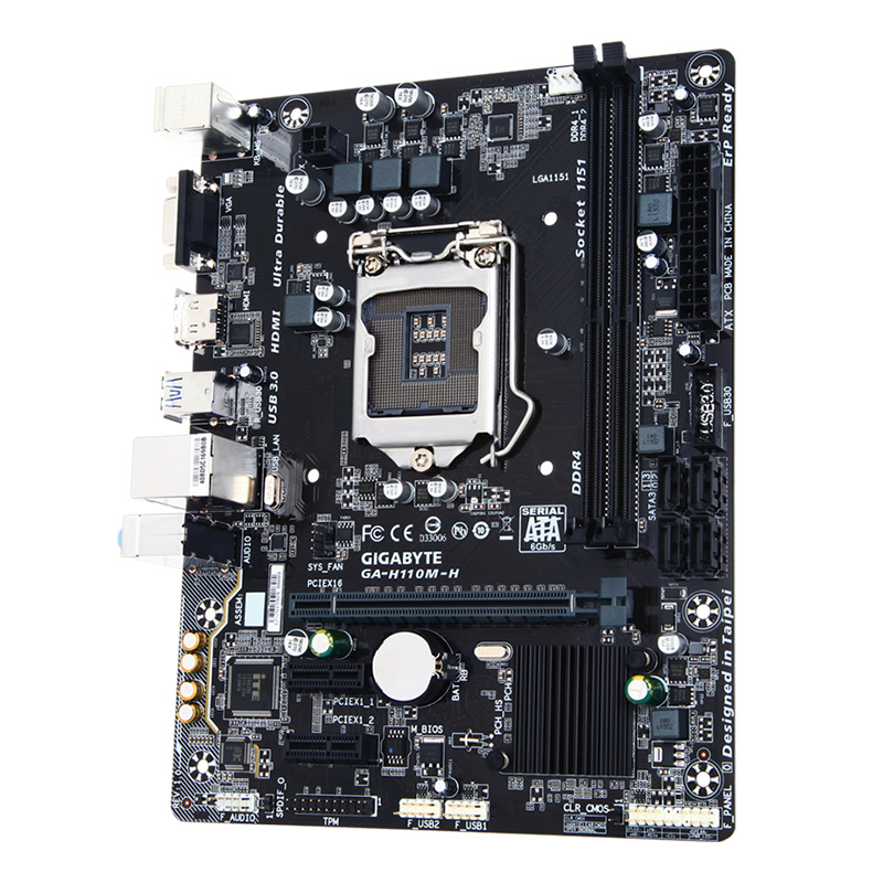 gigabyte/技嘉 技嘉 h110m-h 1151针 ddr4主板 支持g4560 带hdmi