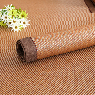 【特价】凉垫 冰藤斜纹深咖直角边 恋豆夏季凉席藤