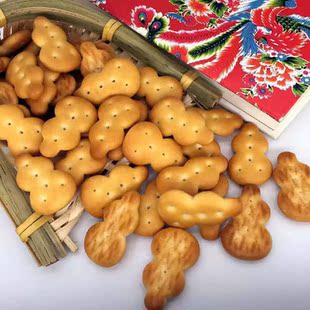 延边朝鲜族传统零食油炸糖饼米果子白朝果饼干大米花饼干3份包装