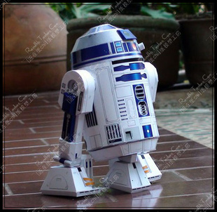 星球大戰系列 r2-d2機器人 3d紙模型 手工diy