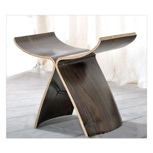 butterfly 蝴蝶椅 stool 儿童凳 换鞋矮凳 实木梳妆椅 休闲弯木椅