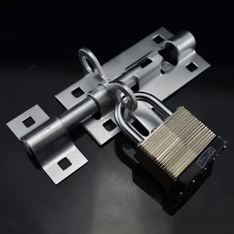 【畅舟正品】8英寸 美式室内/外 左右开门 带锁插销/锁扣/锁排