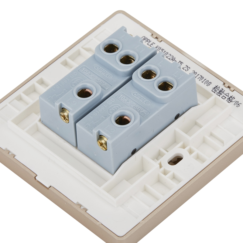 歐普照明開關插座二開兩開雙控雙開雙控面板2開二位牆壁開關金