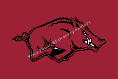 arkansas razorbacks 阿肯色大学野猪队 ncaa旗帜 包邮定制