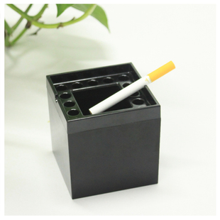 【特价】烟灰缸 日式方形电木无烟烟灰缸 专利发明产品 环保创意 无烟