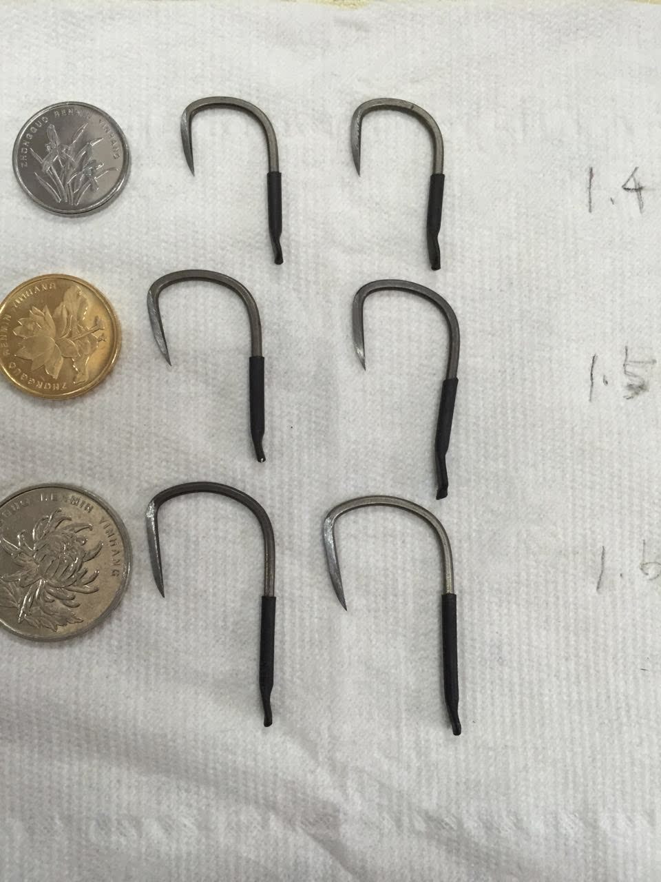 正品 鲟鱼刀 加强版青鱼锚钩锚鱼鱼钩黑坑巨物大号关东无倒刺包邮