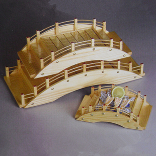 刺身 寿司桥 刺身桥26cm 本色寿司桥 43cm 60cm方杆竹桥 龙虾盘 餐具