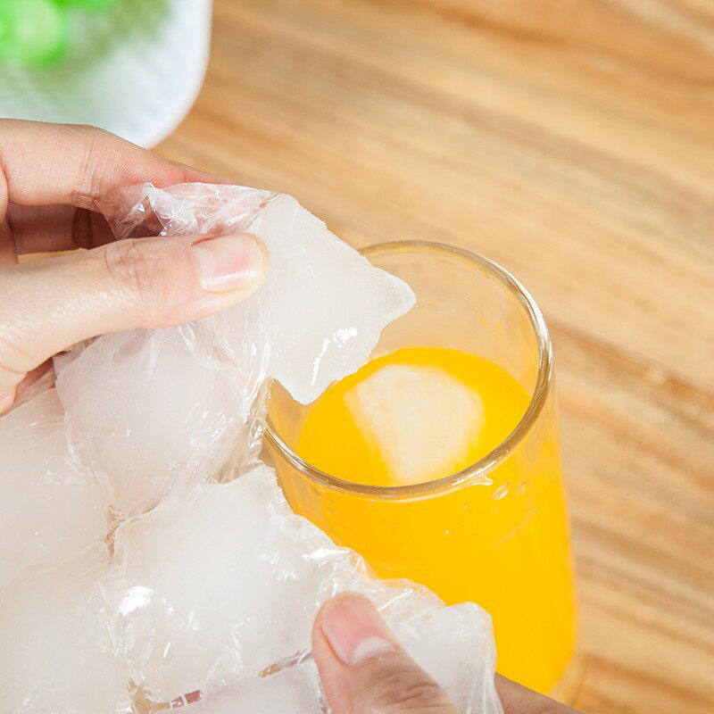 10片装一次性制冰袋 创意自封口冻冰块模具夏日冰格袋冰箱制冰包