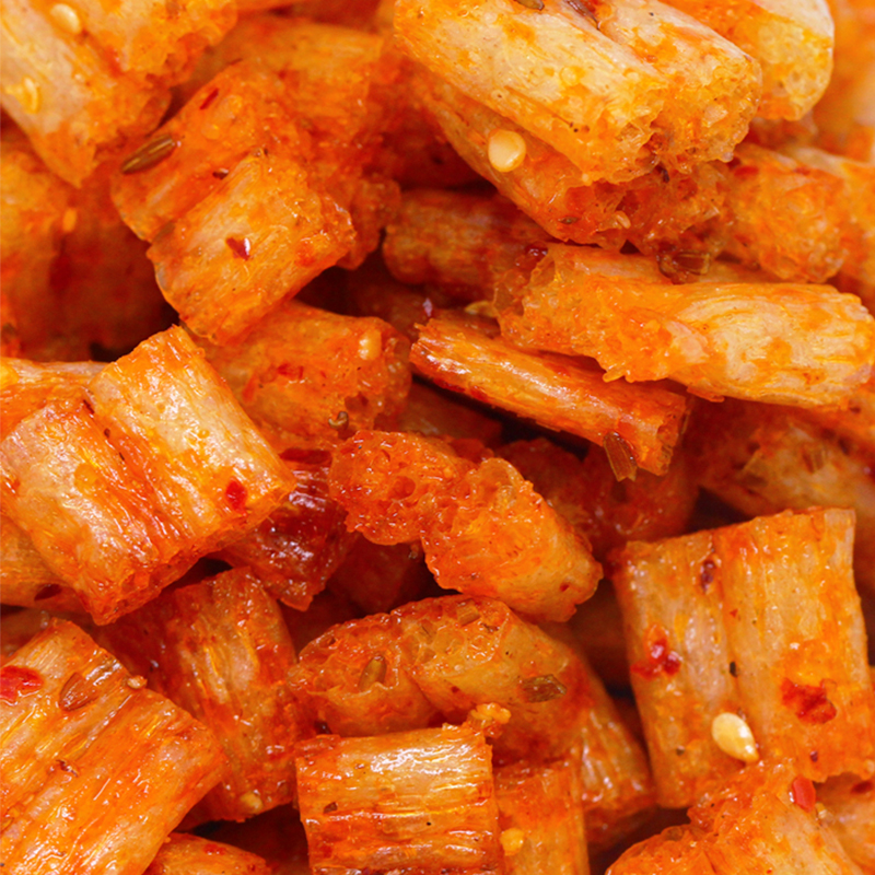 华沣宫爆素鸡丁辣条80后儿时零食大礼包一份20袋麻辣味小吃包邮