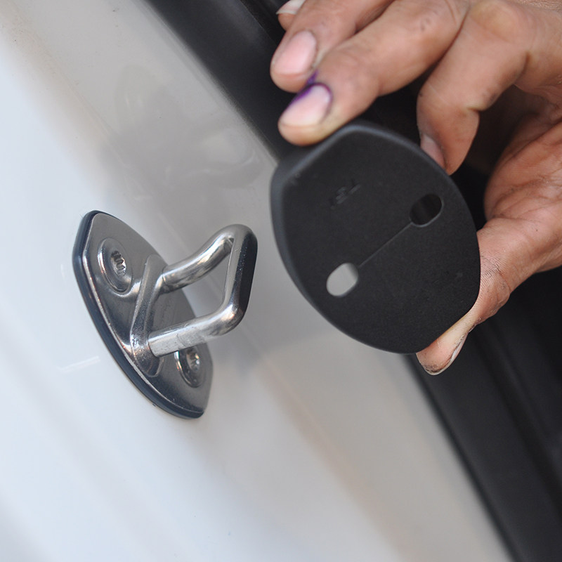 汽车门锁扣保护盖适用大众新速腾朗逸polo桑塔纳捷达宝来途观迈腾