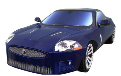 diy手工益智剪纸折纸 仿真车模 捷豹跑车汽车 3d立体拼装纸模型