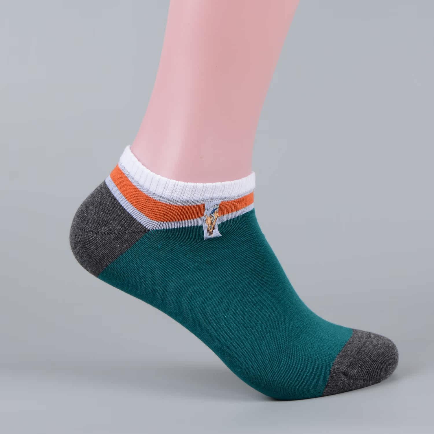 polo男士袜子夏季薄款潮运动袜短袜隐形袜船袜棉袜子男袜子夏6120