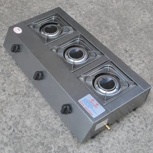 商用 煲仔炉商用 3头5号炉头天然气商用煲仔炉 多头燃气灶饭店砂锅灶