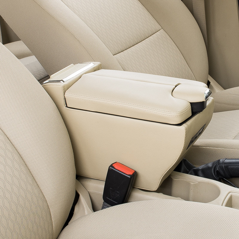 标致301扶手箱 雪铁龙全新爱丽舍专用中央通道双开款无损安装改装