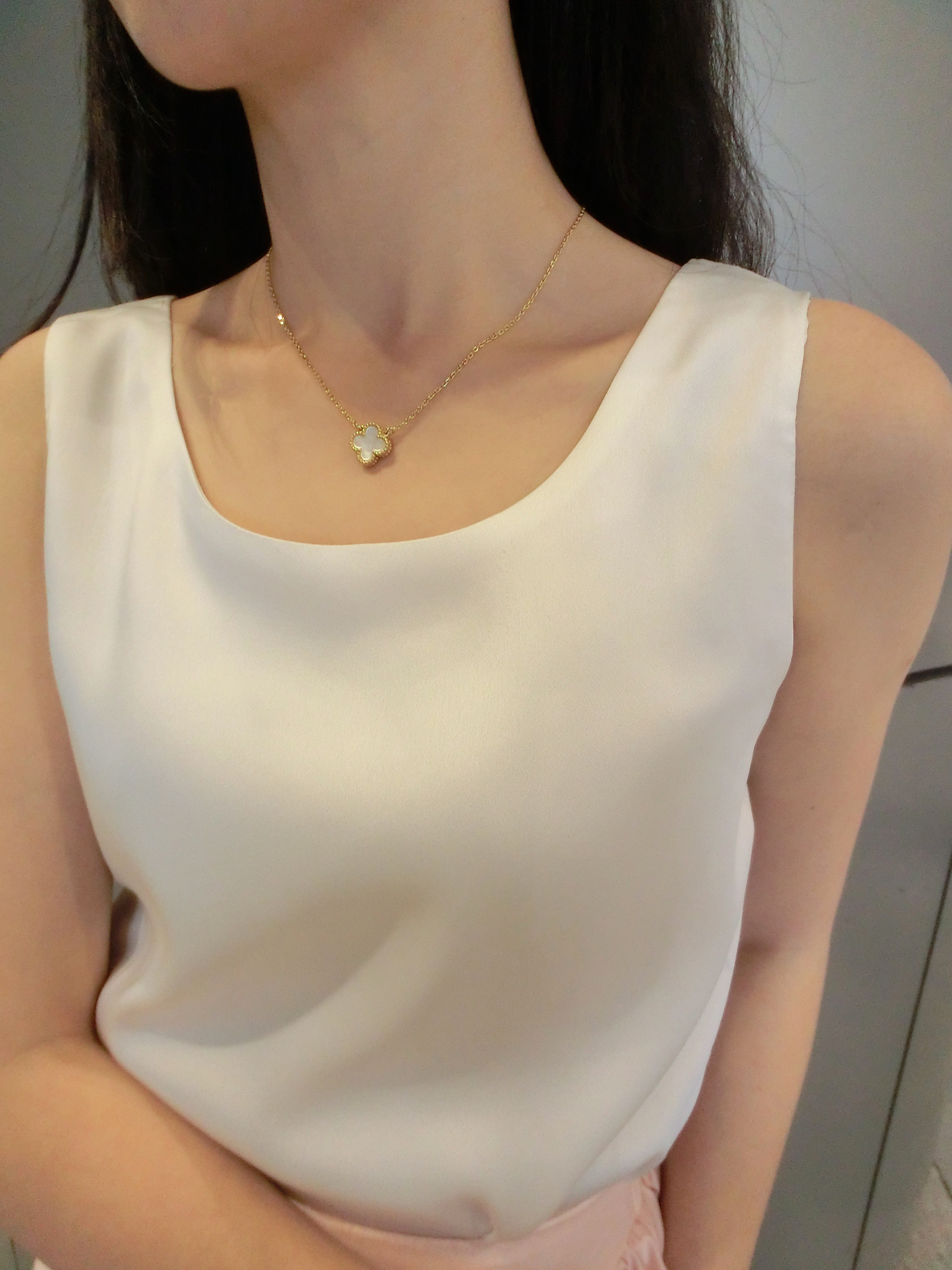 真丝背心女无袖吊带宽松百搭桑蚕丝白色显瘦雪纺外穿打底衫女夏