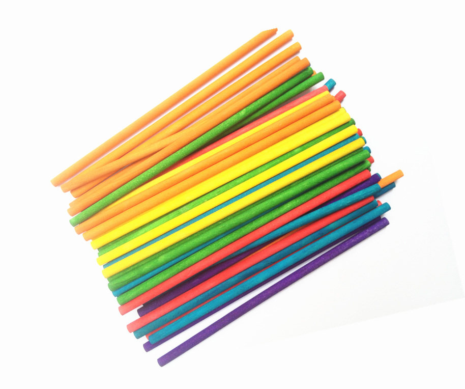 彩色木质数数棒 小木棍 数数棒 学习棒 计算棒 儿童启蒙算术早教