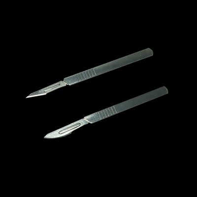 碳钢不锈钢刀片手术刀柄兽用刀 仔猪阉割刀 猪用养殖设备 器械