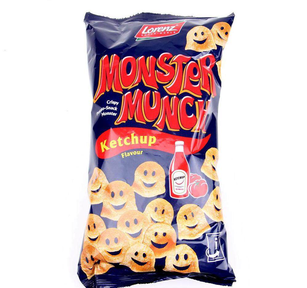 【4袋包邮】德国进口 lorenz劳仑兹原味 番茄味 笑笑片75g 薯片