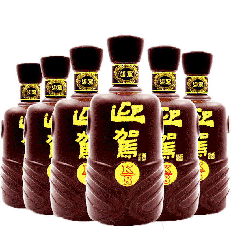 迎驾贡酒 安徽名酒 k8浓香型白酒40.3度450ml*6瓶整箱特价粮食酒
