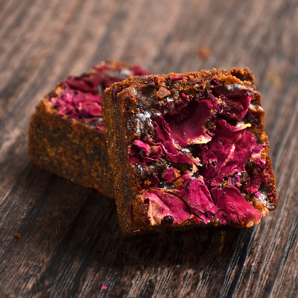 黑糖玫瑰 古法玫瑰红糖 纯手工黑糖广西土老红糖块痛经月子大姨妈