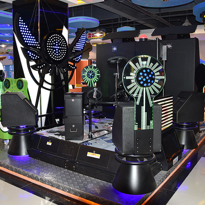 电子鼓 爵士鼓豪华舞台版 原装罗兰鼓 投币游戏机 大型电玩打鼓机