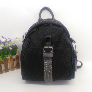 2017新款双肩包珂芮娜女包时尚潮流双肩包休闲百搭潮包简约百搭包