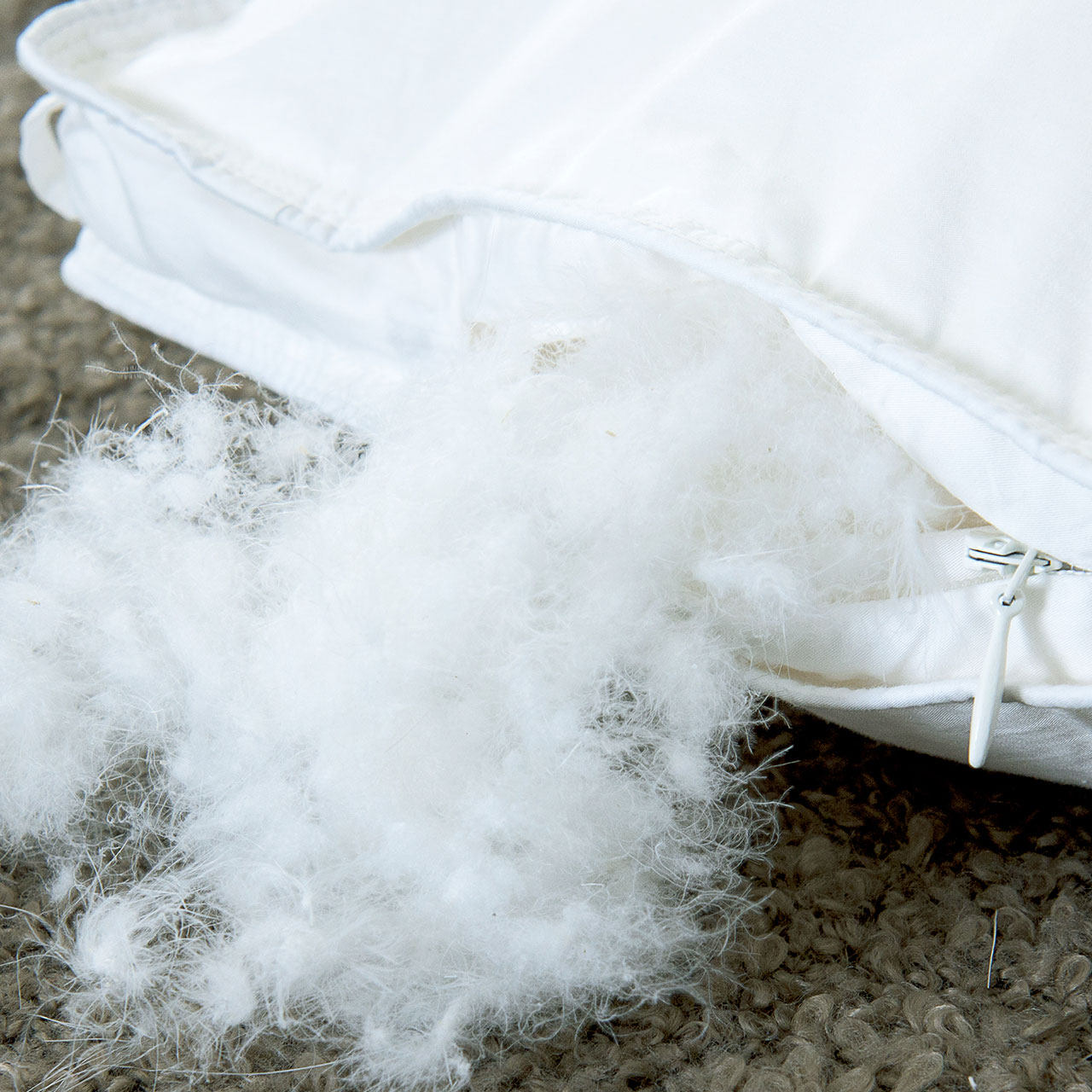 波司登家纺100支皮马棉全棉防钻绒羽绒被95%白鹅绒冬被