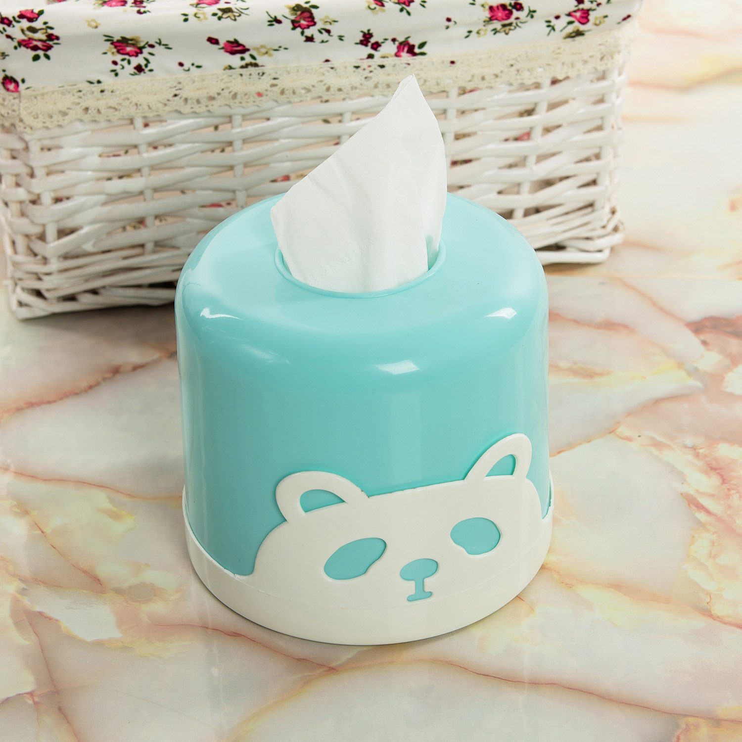 卡通可爱创意纸巾盒时尚家用客厅抽纸盒汽车纸巾抽车载纸巾盒塑料