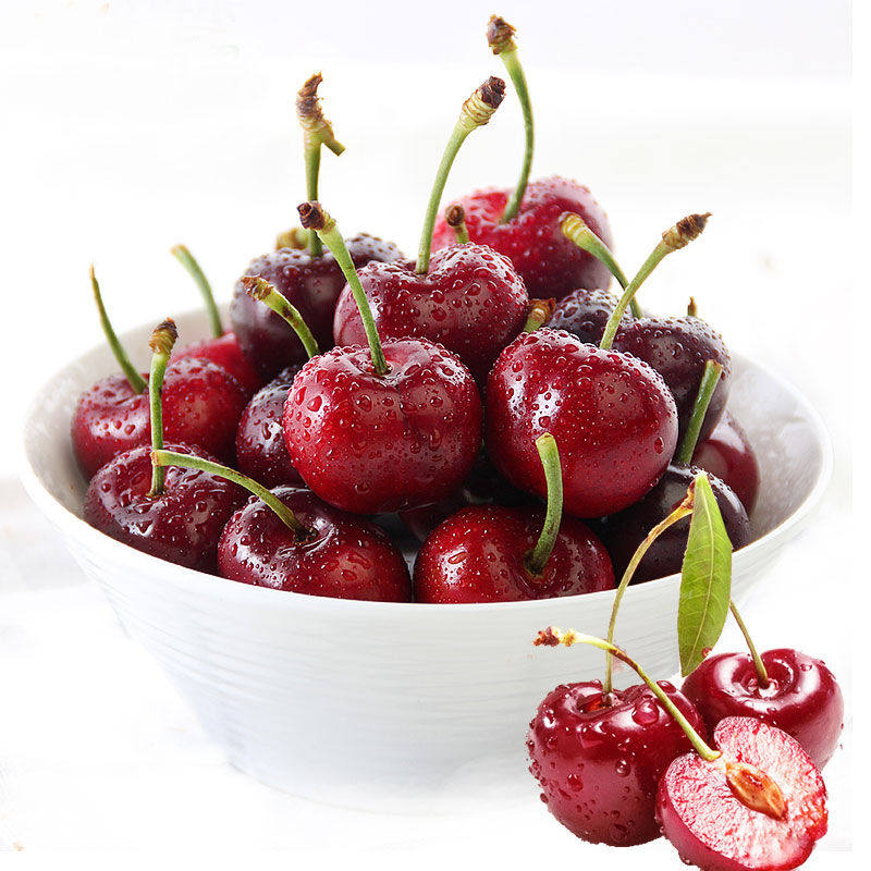 现货 山东烟台大樱桃车厘子萨米脱 新鲜水果批发3斤包邮现摘现发