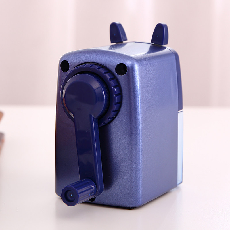 得力0635办公手摇削笔机 学生铅笔削笔器 转笔刀 笔刨 转笔刀