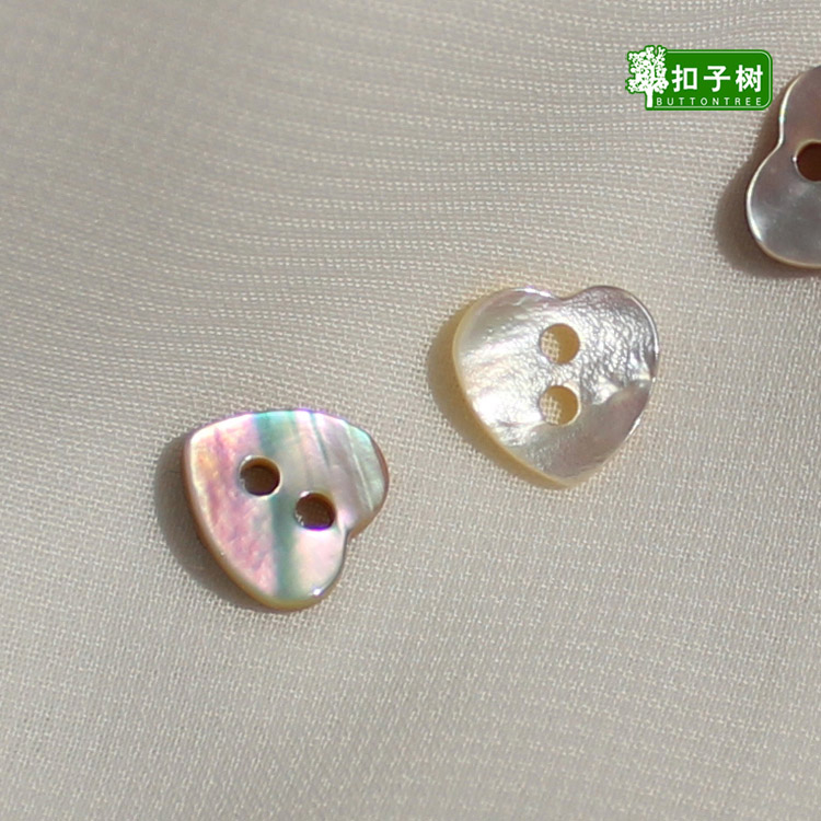 bk006天然彩色海贝壳衣服扣子女儿童纽扣花手工diy材料15mm2元6颗