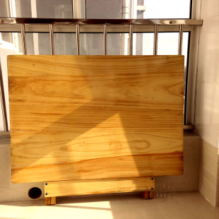 家庭质正吃饭矮餐木头折桌迭桌木方叠桌小型实木形可折子小桌折叠