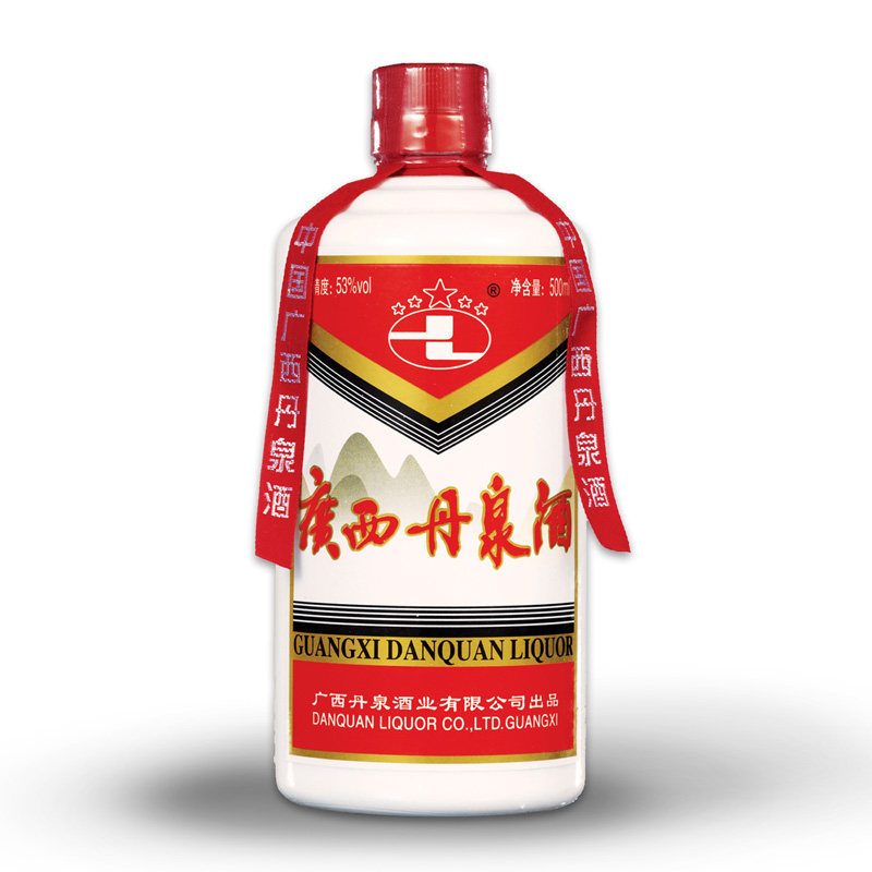 广西丹泉 纯粮食酱香型 高度白酒 500ml 53度老酒 特价包邮